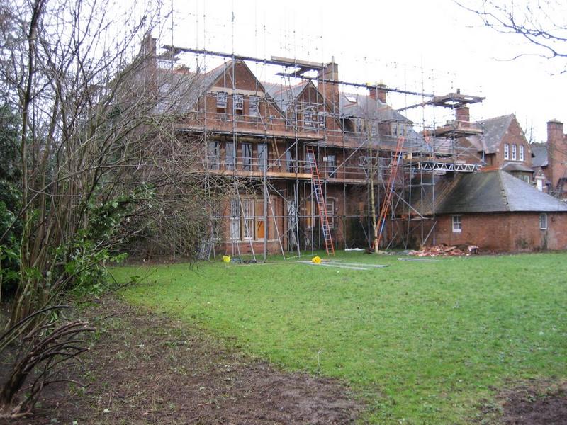 Looking towards the house - before